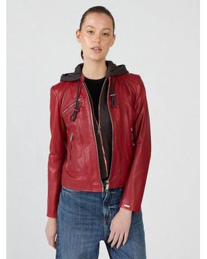 Maze Lederjacke Mico - Rot