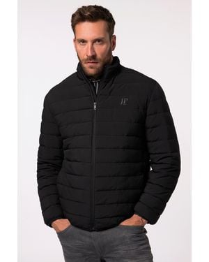 JP1880 Steppjacke Technodaune Stehkragen bis 8 XL - Schwarz