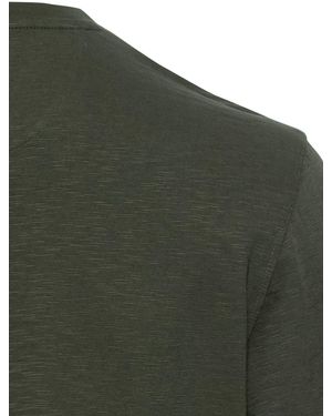 Camel Active Henleyshirt aus zertifiziertem Organic Cotton - Grün
