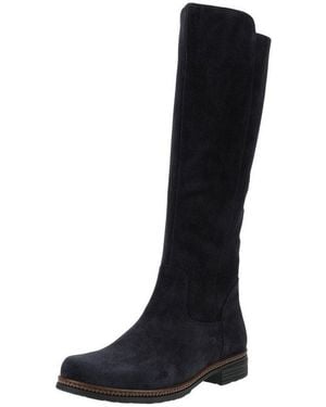 Gabor Stiefel Veloursleder Stiefel - Schwarz
