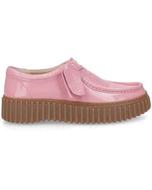 Clarks Torhill Bee 26186670 4, Schnürschuhe, Rose, Damen Schnürschuh - Mehrfarbig