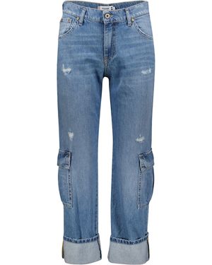 PLEASE FASHION Cargojeans - Blau