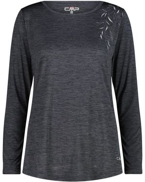 CMP Langarmshirt Langarm WOMAN T-SHIRT 33N5596 - Schwarz