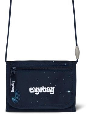 ergobag Geldbörse Brustbeutel (Portemonnaie), Schlaufe zum Umhängen - Blau