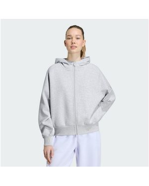 adidas Funktionsjacke Soft Lux Kapuzenjacke, Reissverschluss (1-St) - Schwarz