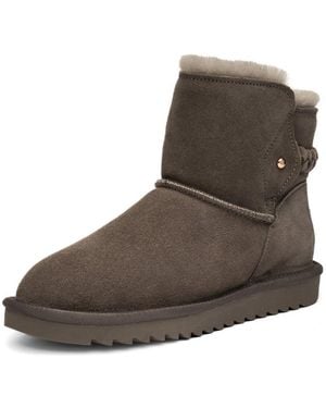 Ara Alaska Winterboots Schlupfboots Mit Geflochtenem Zierriegel, Weite H (Sehr Weit) - Braun