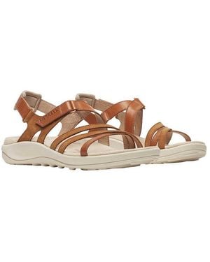 Merrell Harbor Backstrap (Vollnarbenleder) Damen Sandale - Braun
