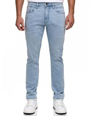 INDICODE Regular-Fit-Jeans Incoil Baumwollmischung, Regular Fit - Blau