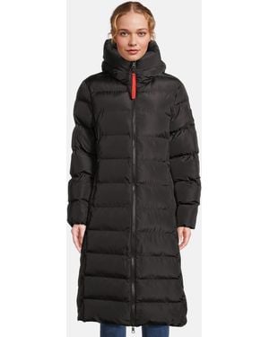 NO.1 Como Wintermantel ZUERS mit Kapuze - Schwarz