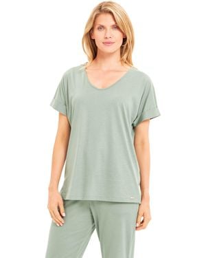 RÖSCH Pyjamaoberteil 1243244 (1-tlg) - Grün