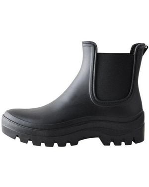 Next Chelsea-Gummistiefel Mit Kunstfellfutter Gummistiefel - Schwarz