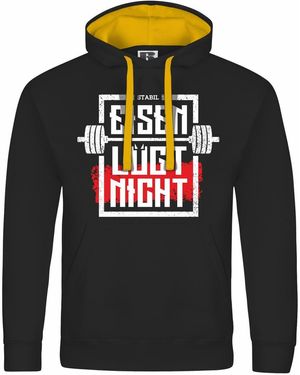 deinshirt Kapuzenpullover Eisen lügt nicht Mit Print Motiv, Grafik - Grau