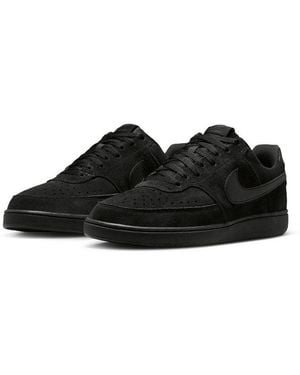 Nike Court Vision Low Sd Prm Sneaker Inspiriert Vom Design Des Nike Air Force - Schwarz