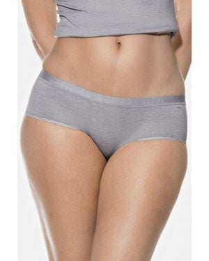 Mey Hipster Damen Hipster Serie Mood Uni Hipster (1-St. 1) Stilvoller Basic-Slip, Mit Baumwoll-Zwickel - Blau