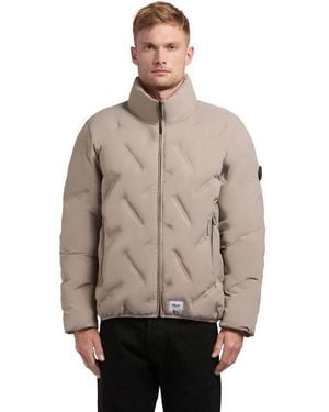 Khujo Steppjacke Clover Mit Hochwertiger Prägung - Natur