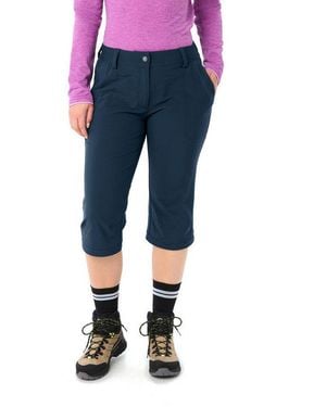 Vaude Zip-Off-Hose Farley Stretch Zo Capri Pants Bequeme Passform, Für Sportliche Aktivitäten Und Outdoor - Blau
