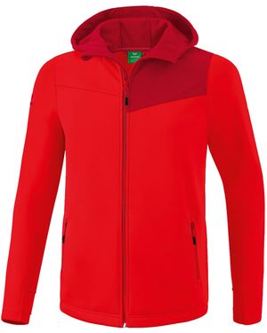 Erima Sweatjacke Performance Softshelljacke Softshelljacken Polyester - Rot