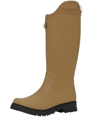 Ilse Jacobsen Rubswift02 Gummistiefel Kniehoch, Wasserdicht, Dekorative Details, Asymmetrisch, Rutschfest - Grau