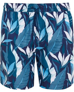Threadbare Badehose THB Swim Short Ashdale (1-St) mit Tunnelzug - Blau