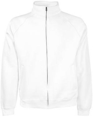 Fruit Of The Loom Sweatjacke Premium Sweat Jacket - Weiß