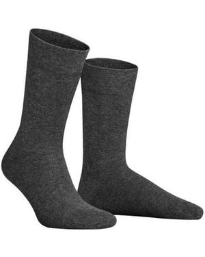 Hudson Jeans Socken Relax Cotton Druckfreier Relax-Komfortbund - Schwarz