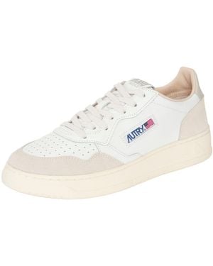 Autry Medalist Low Sneaker Aus Leder - Schwarz