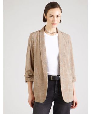 Pieces Kurzblazer PCBOSELLA (1-tlg) Drapiert/gerafft - Natur