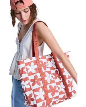 Roxy Strandtasche Gold Dust Girl - Rot
