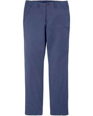 John Devin Chinohose regular-fit aus elastischer Baumwoll-Qualität - Blau
