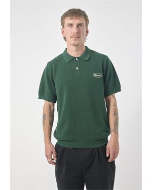 CLEPTOMANICX Poloshirt Shirt Dazed mit lockerem Schnitt - Grün