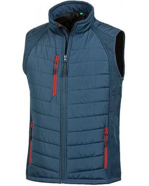 Result Headwear Funktionsweste Black Compass Softshell Gilet - Blau