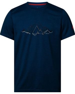 McKinley Kurzarmshirt He.-T-Shirt Shay M - Blau