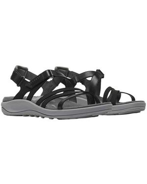 Merrell Harbor Backstrap (Vollnarbenleder) Damen Sandale - Schwarz