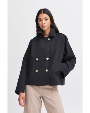 B.Young Outdoorjacke BYCALEA Schicker short Blazer - Blau