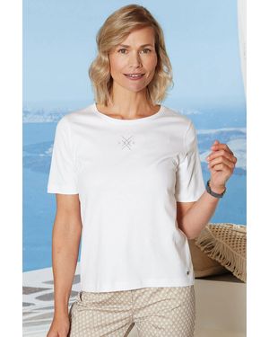 COMPASS T-Shirt - Weiß