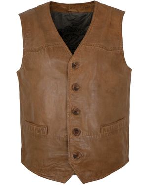 Maddox Lederjacke Emilio - Braun