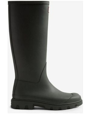 HUNTER Downpour Tall Boot Dark Sneaker - Schwarz