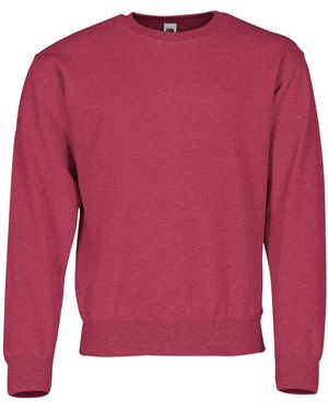 Fruit Of The Loom Sweatshirt Classic Set-In Sweat - Rot