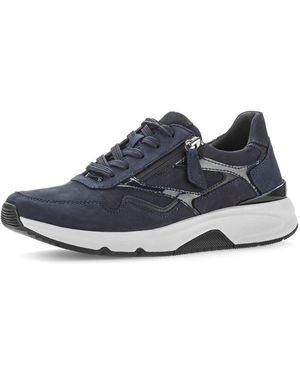 Rollingsoft Plateausneaker, Schnürschuh, Halbschuh mit der typischen -Laufsohle - Blau