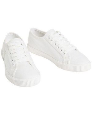 Calvin Klein Ess Vulc Low Cv Mg Wn Sneaker Halbschuh, Freizeitschuh, Schnürschuh - Weiß