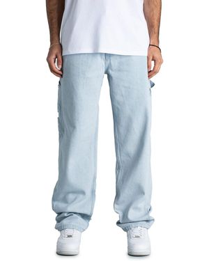 Karlkani Loose-fit-Jeans Retro Tapered Workwear Denim - Blau
