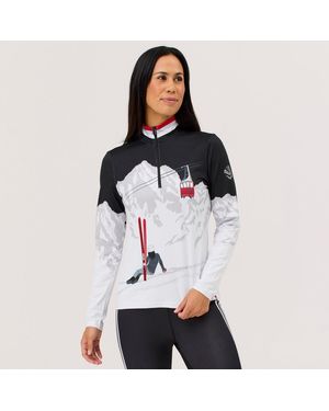 Krimson Klover Langarmshirt Gondola Top (1-tlg) - Schwarz