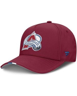 Fanatics Baseball Cap Colorado Avalanche NHL Draft 25 Adj. Meshback - Rot