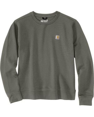 Carhartt Rundhalspullover French Terry 106179 - Grau