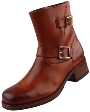 Sendra 12200-Evolution Tang Usado Marron Stiefel - Braun