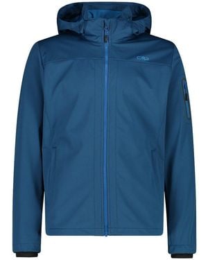 CMP Funktionsjacke MAN JACKET ZIP HOOD OCEAN - Blau