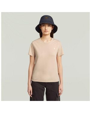 G-Star T-Shirt Nifous Mit Kleiner Logo-Stickerei - Schwarz