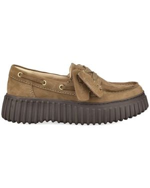 Clarks Torhill Boat 26329432 4, Schnürschuhe, Damen Schnürschuh - Schwarz
