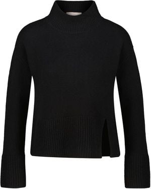 Kate Storm Strickpullover aus Wolle mit Kaschmir (1-tlg) - Schwarz