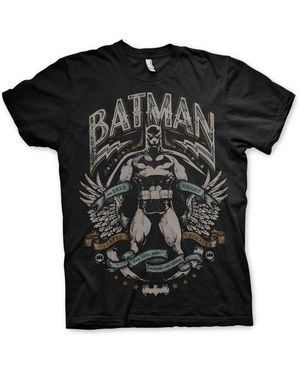 Batman Dark Knight Crusader Big Tall T-Shirt - Schwarz